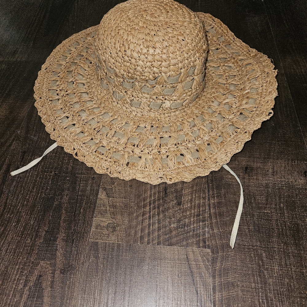 Flora Bella Raffia Floppy Sun Hat
